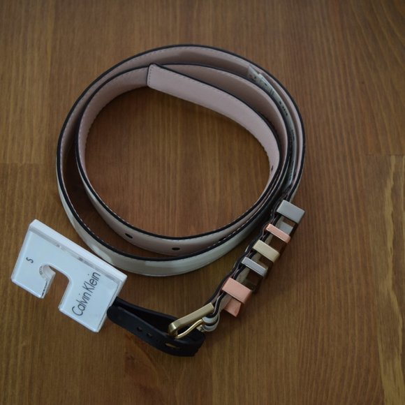 Calvin Klein Women\'s White Genuine Leather Belt main image 8